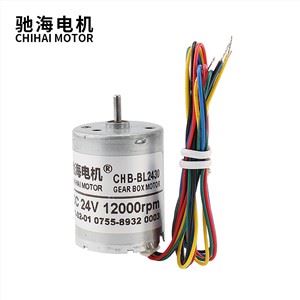 DC12V 6098RPM 24mm DC Brushless 2430 মোটর